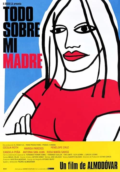 All About My Mother film posteri