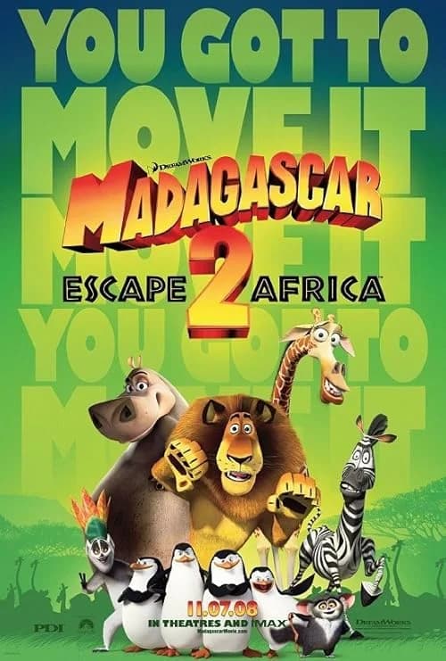 Madagascar: Escape 2 Africa film posteri