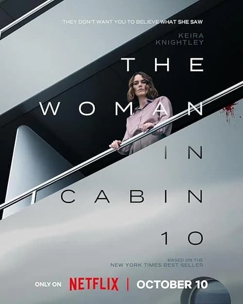 The Woman in Cabin 10 film posteri